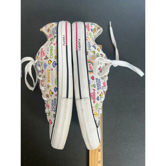 Converse All Star Juniors OX Player One 670171F Video Game Sneaker Shoes READ - Picture 7 of 12